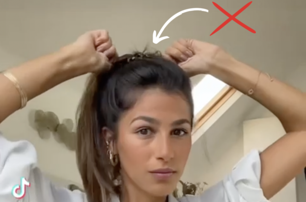 Cheveux attachés - 2